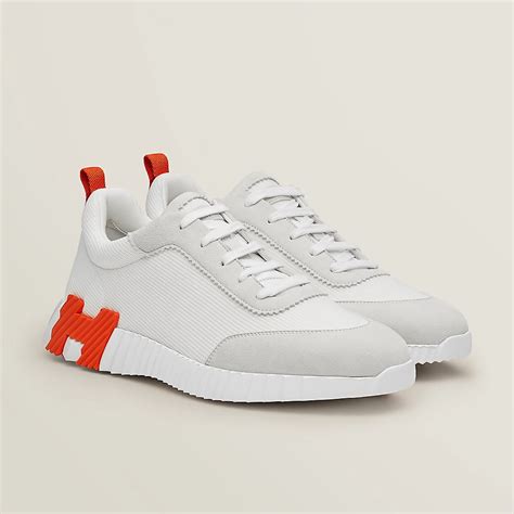 hermes men's white sneakers.